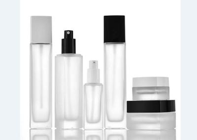 China SGS  40ml 100ml 120ml 20g 50g Cosmetic Bottle And Jar Square Pump Bottle for sale