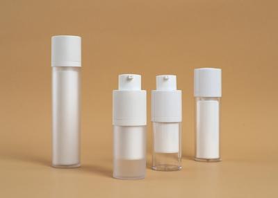 China Childproof Cosmetic Airless Bottle 50ml Serum Package Twist Up Airless Bottle for sale