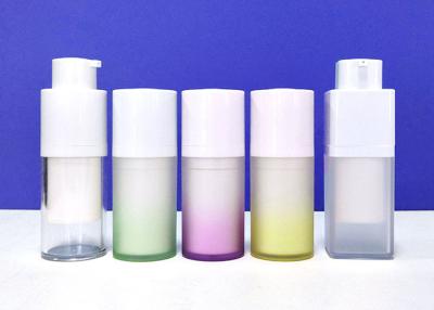 China Matte Type Frosted Airless Serum Bottle 50ml Airless Lotion Bottle Eco Friendly for sale