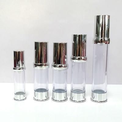 China 5ml 10ml 15ml Cream Cosmetic Airless Bottle With ABS Pump Wear Resisting for sale