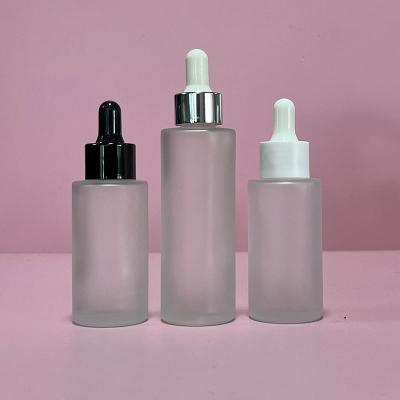 China Shiny Or Matte 5ml Empty Cream Bottle Cosmetic Skincare Glass for sale