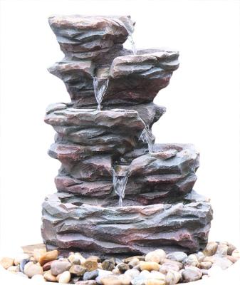 China Customized Carved Natural Rock Water Fountains For Garden Ornaments for sale