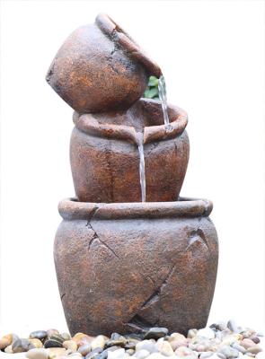 Chine OEM à gradins extérieur décoratif traditionnel de fontaines d'eau acceptable à vendre