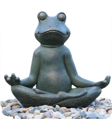 China Distinctive Frog Water Fountain  Outdoor Garden Fountains Environmental Friendly for sale