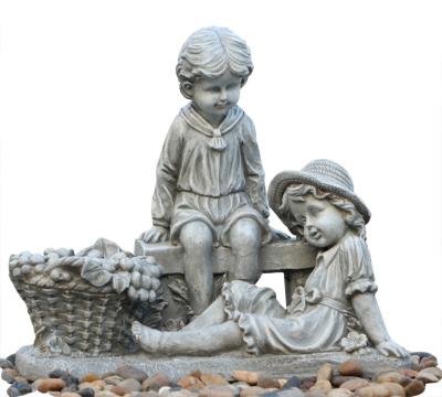 China Decor Outside Statue Water Fountains / Patio Water Fountain Customized /outdoor garden ornaments for sale