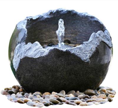 China Polised Finishing Modern Garden Fountains / Small Outdoor Fountains With Lights  for sale