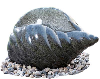 中国 抵抗力がある家の装飾の天候のための貝の形の鋳造物の石の噴水 販売のため