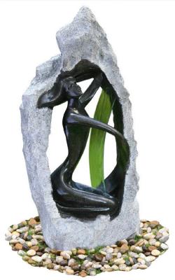 China Fuentes de agua exteriores de la estatua del jardín con el material de la fibra de vidrio/del cemento/de la magnesia en venta