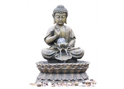 China Fuente de agua de cobre amarillo de la estatua de Buda del granito de la pequeña naturaleza para la decoración casera en venta