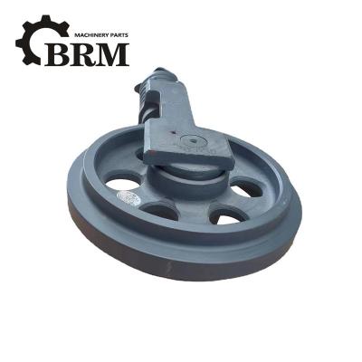 China HD55 Excavator Track Idler Black Front Idler Bulldozer For Building Material for sale