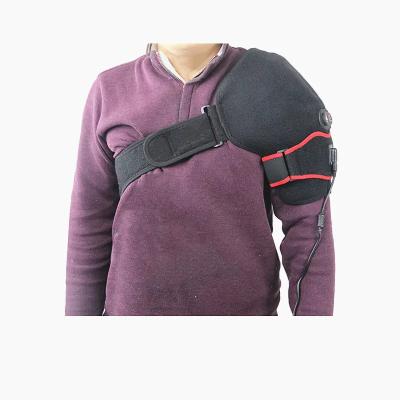 Double Shoulder Support Brace Wormwood Compression Shoulder Belt Strap  Shoulder Warmer Protector for Dislocation Arthritis Pain