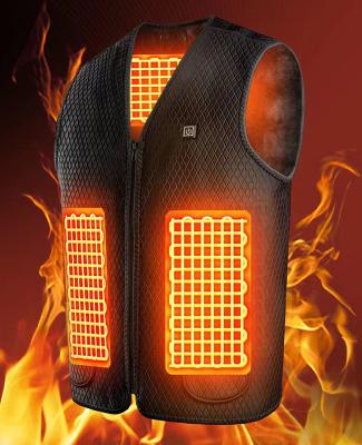 China Black Heated Vest - Ultimate Warmth and Customizability for Outdoor Activities for sale