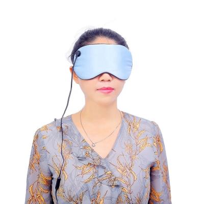 China Silk Material Electric Heated Eye Mask USB 5V Input Power For Sleep ODM OEM for sale