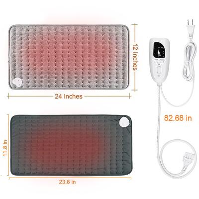 China Far Infrared Electric Heated Pad 12×24inches Size For Hot Compress OEM for sale