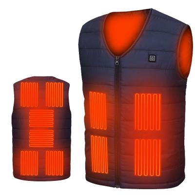 China Graphene Unisex Thermal Electric USB Heated Gilet Far Infrared OEM for sale