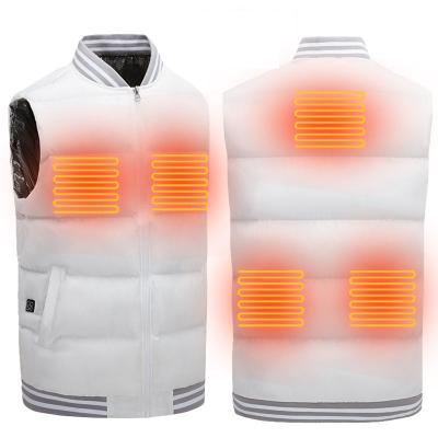 China Fast USB Charging 5V 2.1A Electric Heated Waistcoat Far Infrared For Fishing for sale