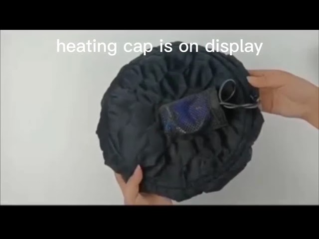Baked oil cap Heating Cap black hats & caps custom heat transfer waterproof usb heating hats