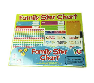 China Cute Magnetic Reward Chart , Child Chore Reward Chart Full Color Printing for sale