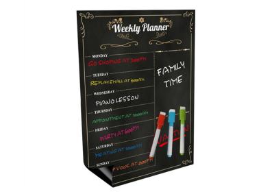 China Dry Erase Chalkboard Magnetic Weekly Planner, Kitchen Fridge Magnet Calendar for sale