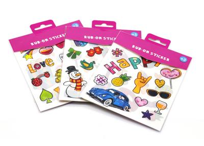 China Dry Transfer Temporary Custom Tattoo Stickers 4 * 5.8 Cm Size For Clothes for sale