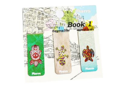 China Durable Personalized Magnetic Bookmarks , Custom Magnetic Clips Signs Waterproof Perfect Advertising Gift for sale