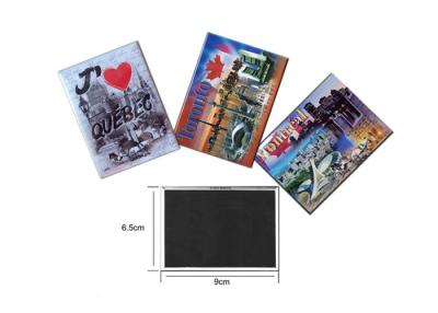 China Tinplate Souvenir Fridge Magnet 90 X 65mm Promotional Tourist Gift For Decoration for sale