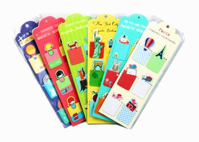 China Custom Photo Washable 6*2.5cm Personalized Magnetic Bookmarks Magnetic Bookmarks For Kids for sale