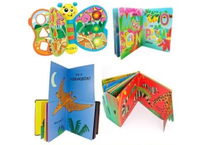 China Custom Size Hardcover Board Books With Pop Up Handmade Children Books Paper Gift Box for sale
