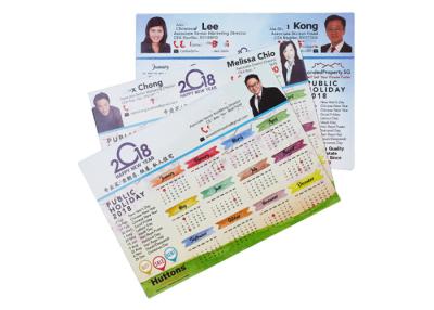 China Custom Advertising Fridge Magnet, Magnetic Business Card With Calendar for sale