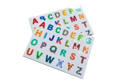 China Estática magnética amigável dos alfabetos e dos números do TPE de Eco NENHUMA colagem à venda