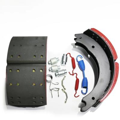 China 200*37MM Truck Chassis Parts None Asbestos Truck Lining Brake Shoe Assembly for sale