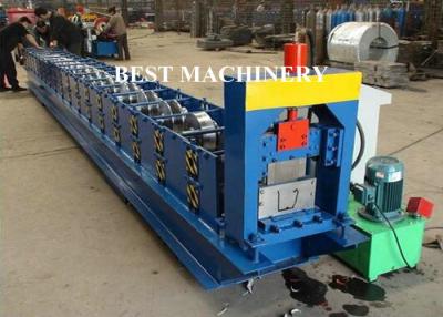 China 6 Inch Roofing Rain Gutter Roll Forming Machine PLC Control Cutting for sale