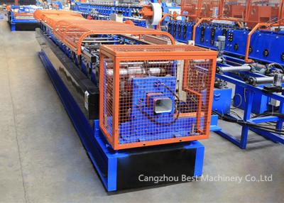 China Steel Water Pipe Roll Forming Machine Chain / Gear Box Driven System for sale
