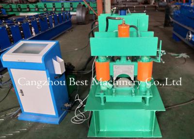 China Metal Roof Building Material Ridge Cap Forming Machine 0.3-0.8mm Thickness 2 Years Warranty for sale
