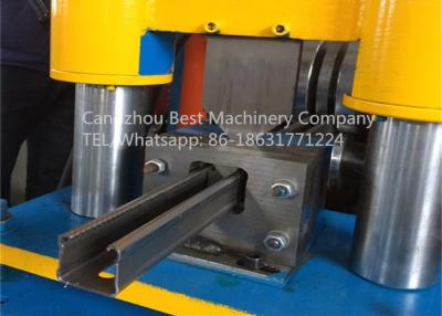 China Steel Unistrut Solar Rack C Channel Chain Gear Box Driven Roll Forming Machine for sale