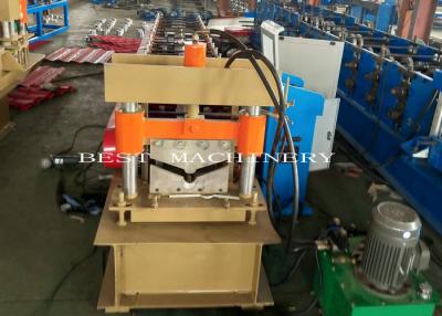 China V-Shaped Roof Ridges Roll Forming Machine 8-12m/Min Speed PLC Control for sale