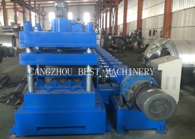 China 2&3 Waves Saftey Highway Guardrail Roll Forming Machine 6mm Gear Box Driven for sale