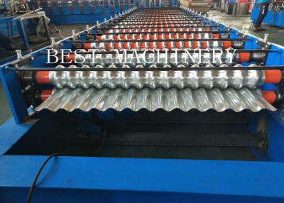 China Metal Corrugated Roof Panel Sheeting Roll Forming Machine 2 Years Warranty for sale