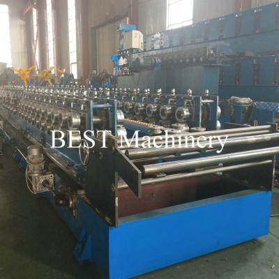 China Plank Perforated C U Channel Cable Tray Roll Forming Machine Hydraulic Cutter / Punch for sale