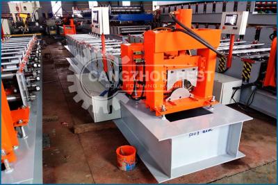 China Aluminum Metal Roofing Ridge Cap Roll Forming Machine With Fast Speed for sale