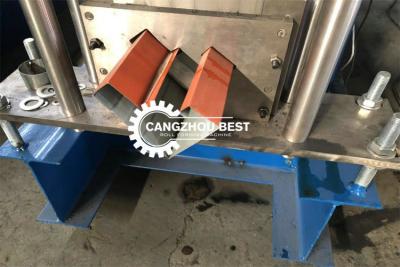 China Galvanized Sheet Gutter Roll Forming Machine For Roof Cap , Metal Ridge for sale