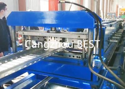 China 2.5mm Large span hot dip galvanized perforated Cable Tray Roll Forming Machine for sale