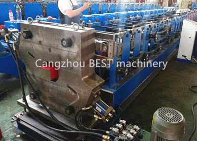 China Rollo cuadrado de acero de la bajada de aguas del rectángulo 3kw que forma la máquina en venta