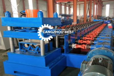 China Plc Hollow 3mm Highway Guardrail Roll Forming Machine for sale