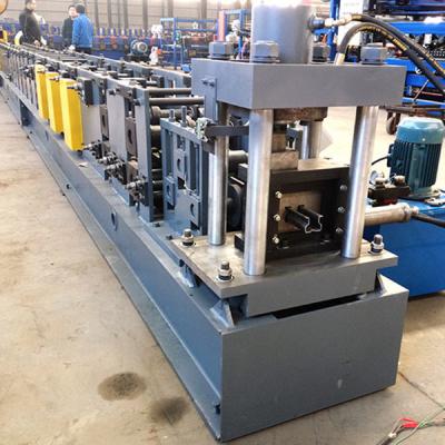 China 100-9000kg Warehouse Storage Steel PLC Rack Roll Forming Machine for sale