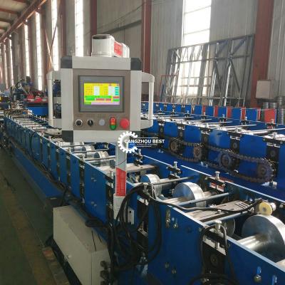 China 5.5kw Plc Delta Shutter Door Roll Forming Machine for sale