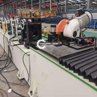 China Galvanized Pu Foam 1.2mm Shutter Door Roll Forming Machine for sale