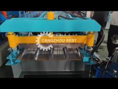 G550 Material Motor Driven Type Steel Profile IBR Roof Sheet Roll Forming Machine