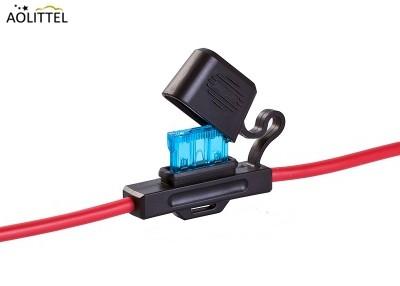 China Custom Made Automotive In-Line Splash-waterproof Auto Fuse Holder 9012 For ATS ATO Fuse 1A~30A for sale