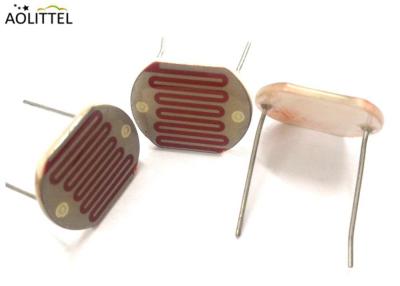 China LDR dependiente de la luz de cerámica 25528 del resistor de la célula fotoconductora del fotorresistor de 25m m Pacakge con la resistencia ligera 10-20K en venta